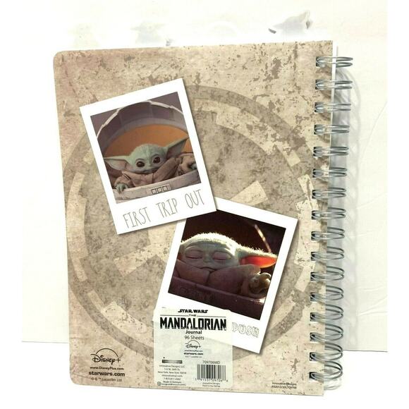 Star Wars The Mandalorian The Child Spiral Journal Notebook 96 Sheets New - Picture 8 of 12